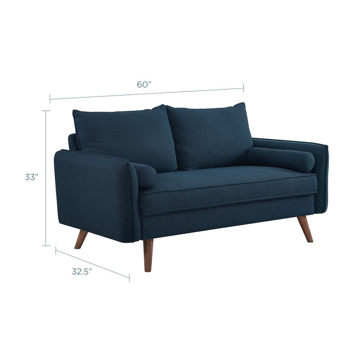 Revive Upholstered Fabric Loveseat | Bohemian Home Decor