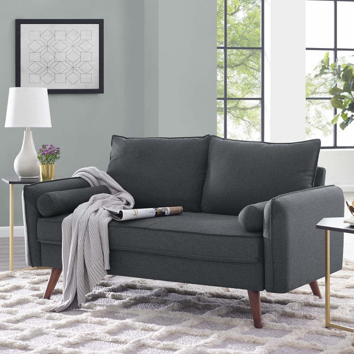 Revive Upholstered Fabric Loveseat | Bohemian Home Decor