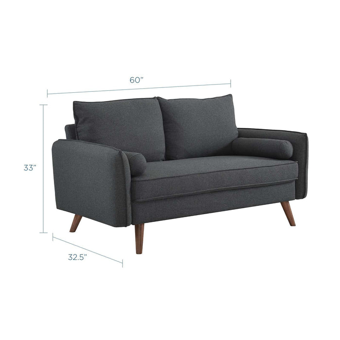 Revive Upholstered Fabric Loveseat | Bohemian Home Decor