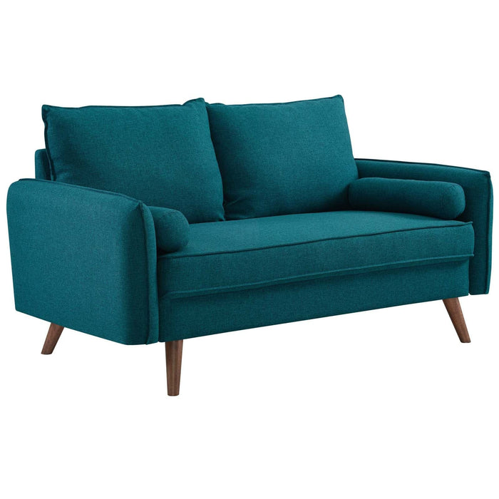 Revive Upholstered Fabric Loveseat | Bohemian Home Decor