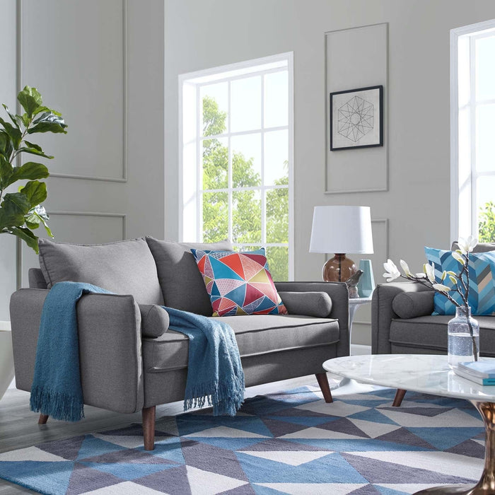Revive Upholstered Fabric Loveseat | Bohemian Home Decor