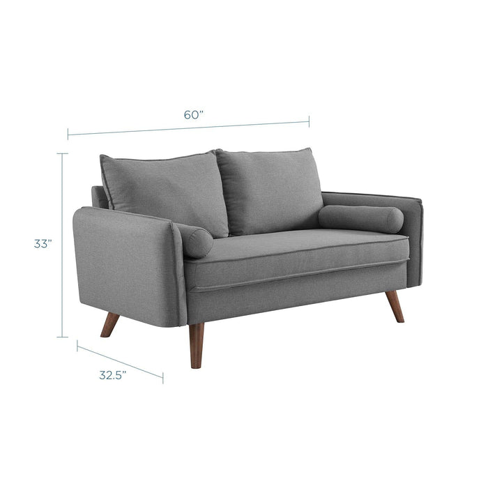 Revive Upholstered Fabric Loveseat | Bohemian Home Decor
