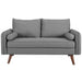 Loveseats Revive Upholstered Fabric Loveseat -Free Shipping at Bohemian Home Decor