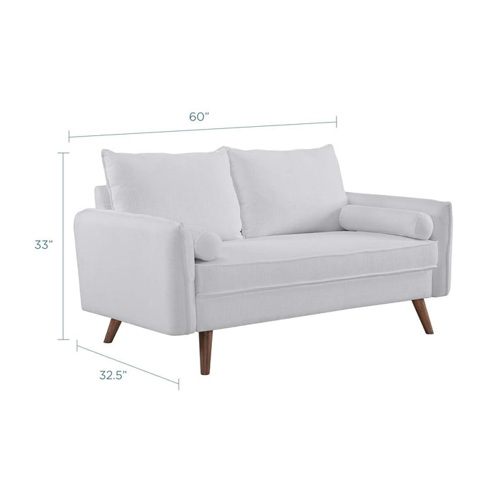 Revive Upholstered Fabric Loveseat | Bohemian Home Decor