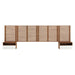 Render Wall Mount Headboard and Modern Nightstands (King Size) | Bohemian Home Decor