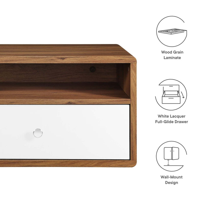 Transmit Wall Mount Nightstand | Bohemian Home Decor