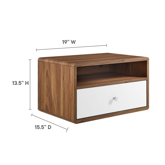 Transmit Wall Mount Nightstand | Bohemian Home Decor