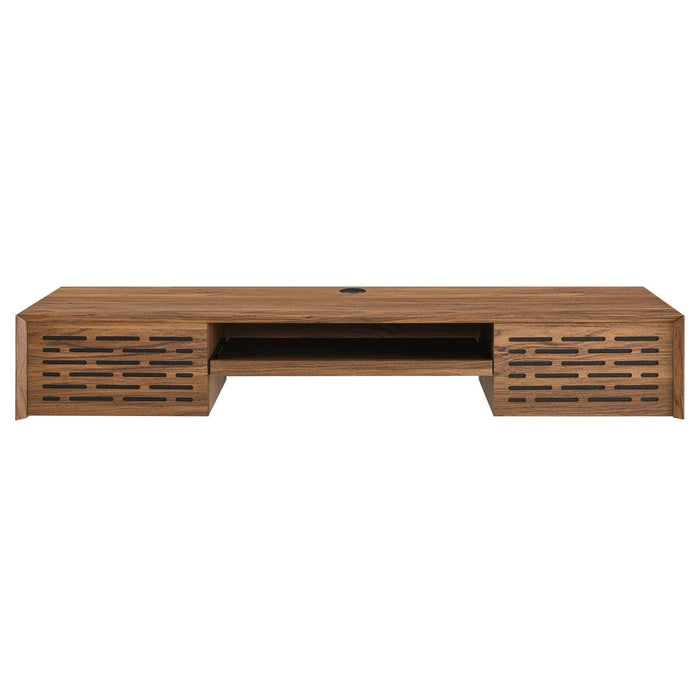 Merit 60" Wall Mount Wood Office Desk | Bohemian Home Decor