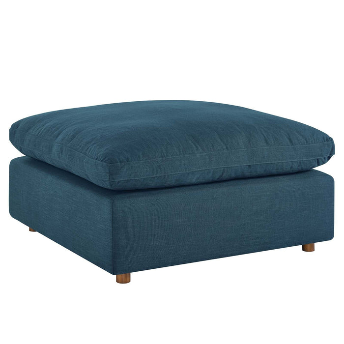 Commix Down Filled Overstuffed Ottoman | Bohemian Home Decor