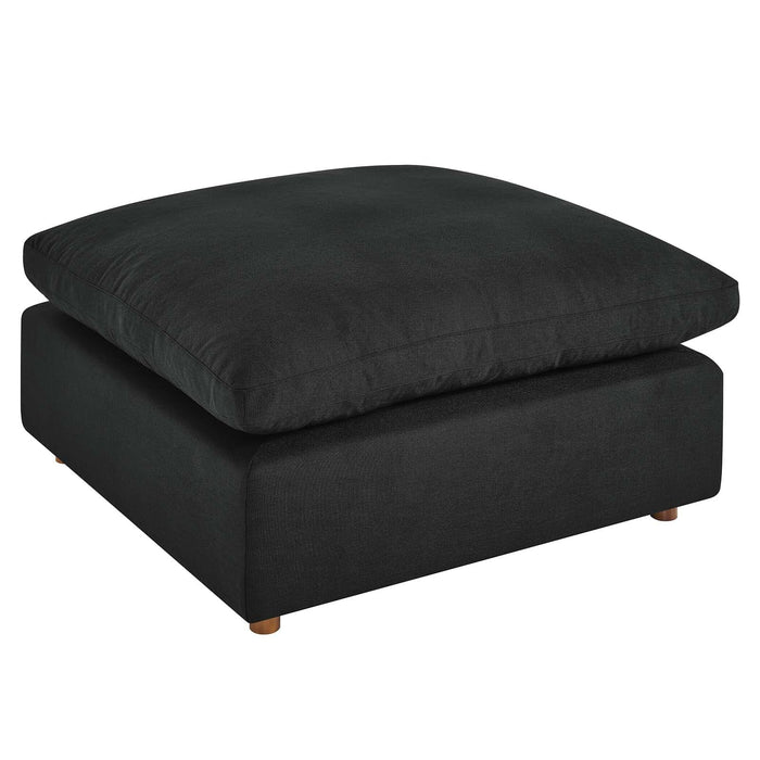 Commix Down Filled Overstuffed Ottoman | Bohemian Home Decor