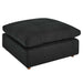 Commix Down Filled Overstuffed Ottoman | Bohemian Home Decor