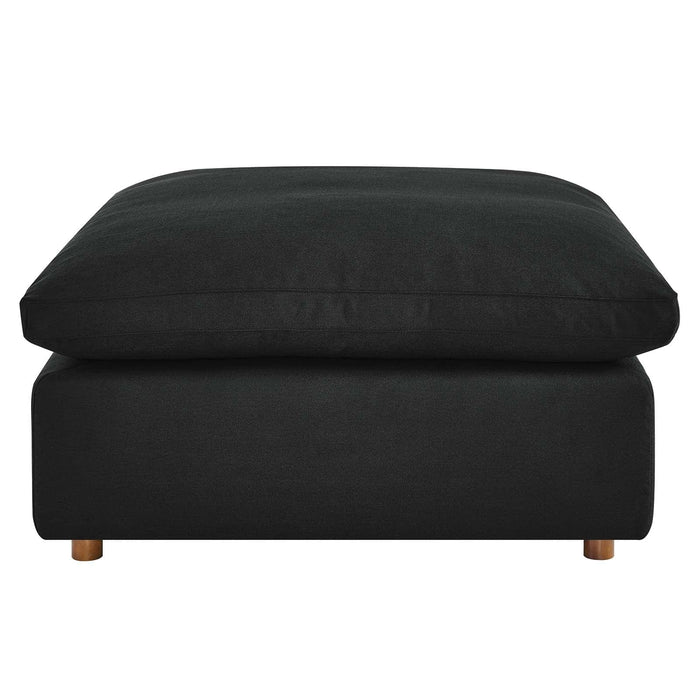 Commix Down Filled Overstuffed Ottoman | Bohemian Home Decor
