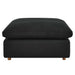 Commix Down Filled Overstuffed Ottoman | Bohemian Home Decor