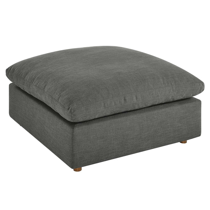 Commix Down Filled Overstuffed Ottoman | Bohemian Home Decor