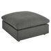 Commix Down Filled Overstuffed Ottoman | Bohemian Home Decor
