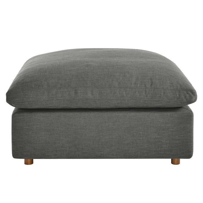 Commix Down Filled Overstuffed Ottoman | Bohemian Home Decor