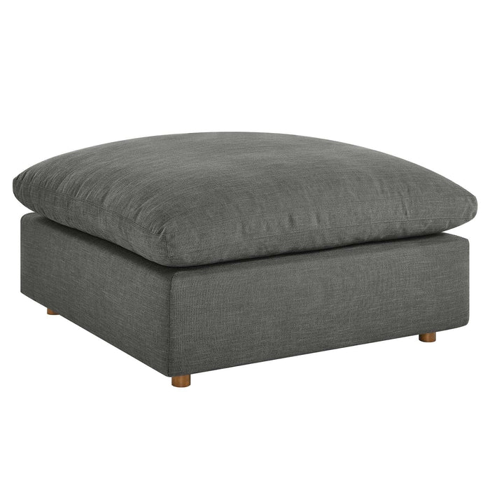 Commix Down Filled Overstuffed Ottoman | Bohemian Home Decor