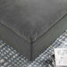 Commix Down Filled Overstuffed Ottoman | Bohemian Home Decor