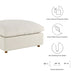 Commix Down Filled Overstuffed Ottoman | Bohemian Home Decor