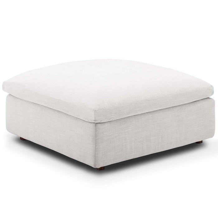 Commix Down Filled Overstuffed Ottoman | Bohemian Home Decor