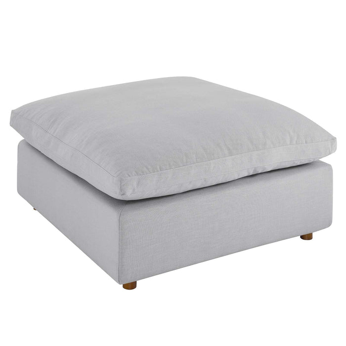 Commix Down Filled Overstuffed Ottoman | Bohemian Home Decor