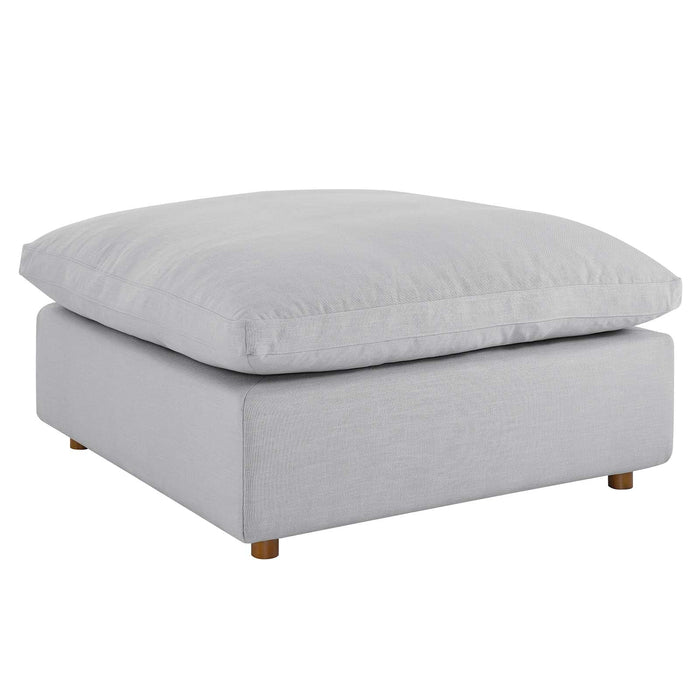 Commix Down Filled Overstuffed Ottoman | Bohemian Home Decor