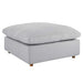 Commix Down Filled Overstuffed Ottoman | Bohemian Home Decor