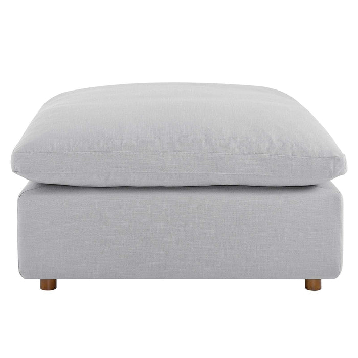 Commix Down Filled Overstuffed Ottoman | Bohemian Home Decor