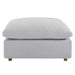 Commix Down Filled Overstuffed Ottoman | Bohemian Home Decor