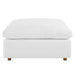 Commix Down Filled Overstuffed Ottoman | Bohemian Home Decor