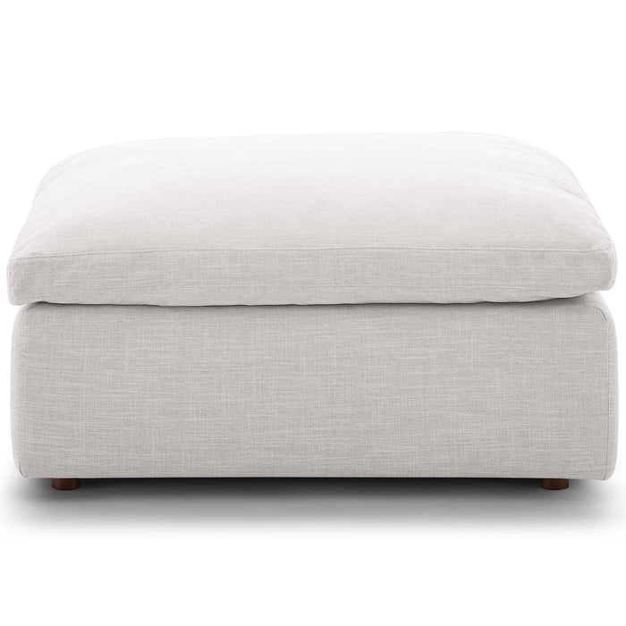 Commix Down Filled Overstuffed Ottoman | Bohemian Home Decor
