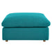 Commix Down Filled Overstuffed Ottoman | Bohemian Home Decor