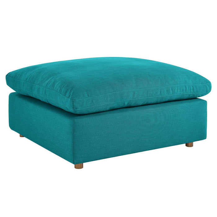Commix Down Filled Overstuffed Ottoman | Bohemian Home Decor