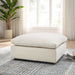Commix Down Filled Overstuffed Ottoman | Bohemian Home Decor