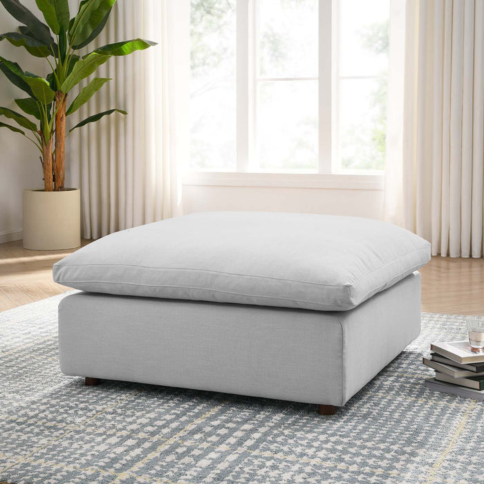 Commix Down Filled Overstuffed Ottoman | Bohemian Home Decor