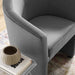 Divulge Performance Velvet Arm Chair and Ottoman Set | Bohemian Home Decor