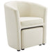 Divulge Performance Velvet Arm Chair and Ottoman Set | Bohemian Home Decor