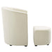 Divulge Performance Velvet Arm Chair and Ottoman Set | Bohemian Home Decor