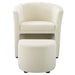 Divulge Performance Velvet Arm Chair and Ottoman Set | Bohemian Home Decor