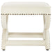 Expound Upholstered Nailhead Trim Performance Velvet Ottoman | Bohemian Home Decor