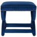Expound Upholstered Nailhead Trim Performance Velvet Ottoman | Bohemian Home Decor