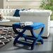 Expound Upholstered Nailhead Trim Performance Velvet Ottoman | Bohemian Home Decor