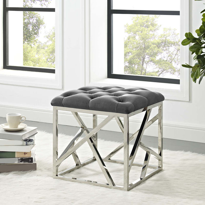 Ottomans Intersperse Ottoman -Free Shipping at Bohemian Home Decor