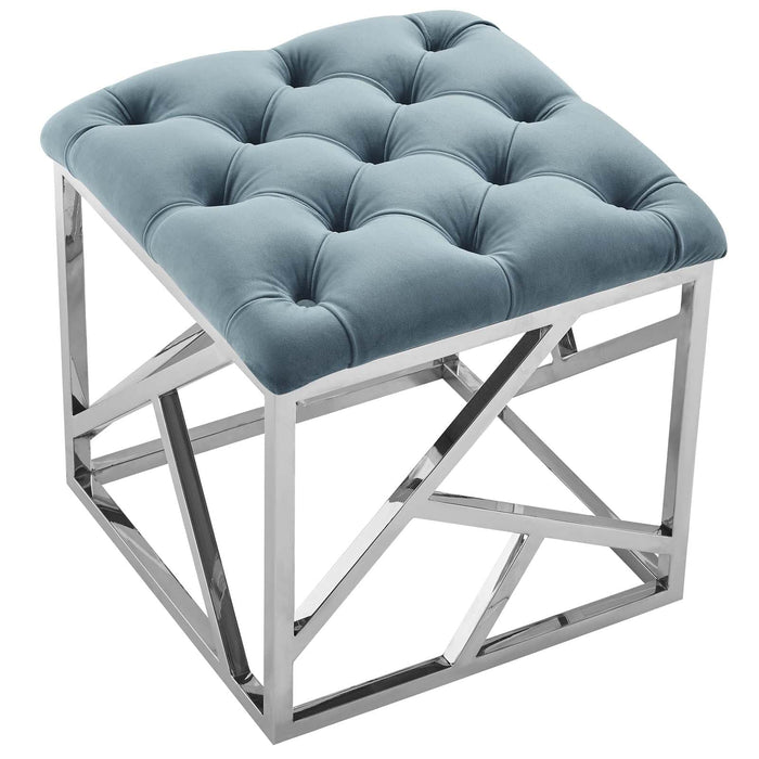 Ottomans Intersperse Ottoman -Free Shipping at Bohemian Home Decor
