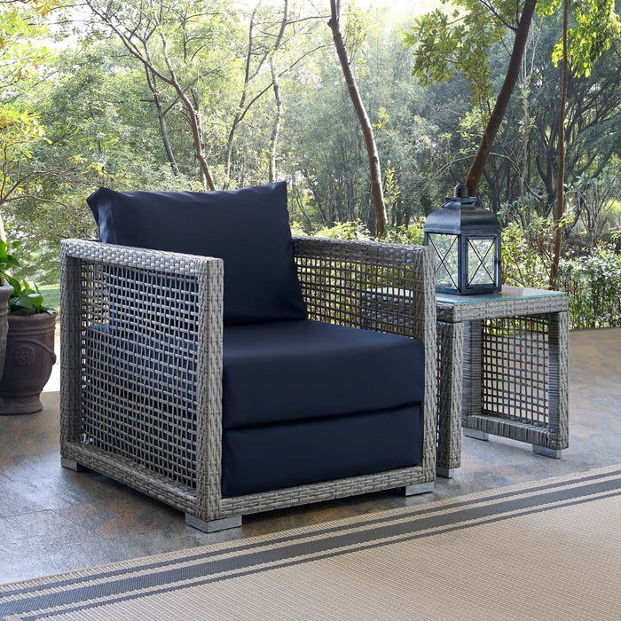 Aura Rattan Outdoor Patio Armchair | Bohemian Home Decor
