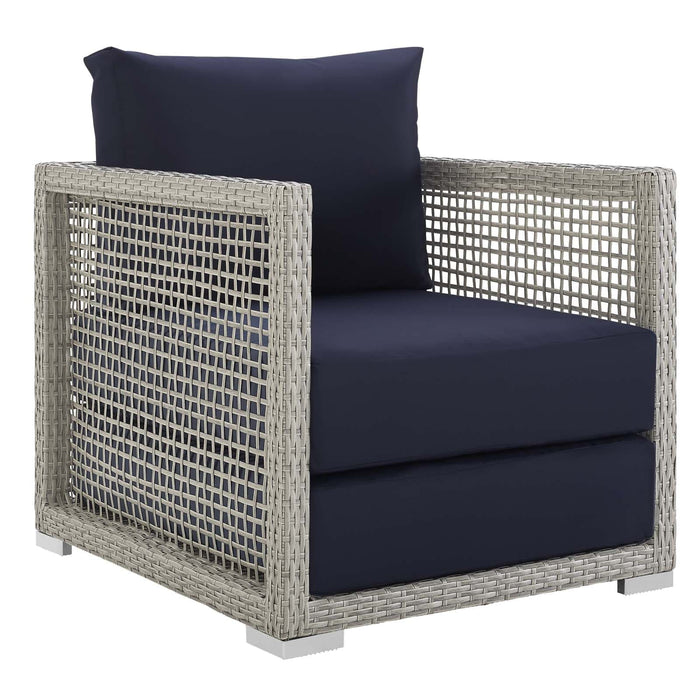 Aura Rattan Outdoor Patio Armchair | Bohemian Home Decor