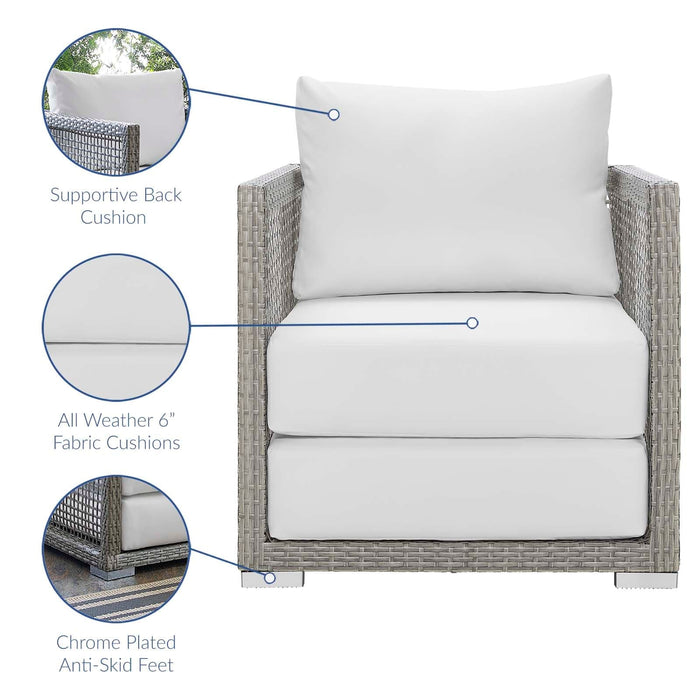 Aura Rattan Outdoor Patio Armchair | Bohemian Home Decor