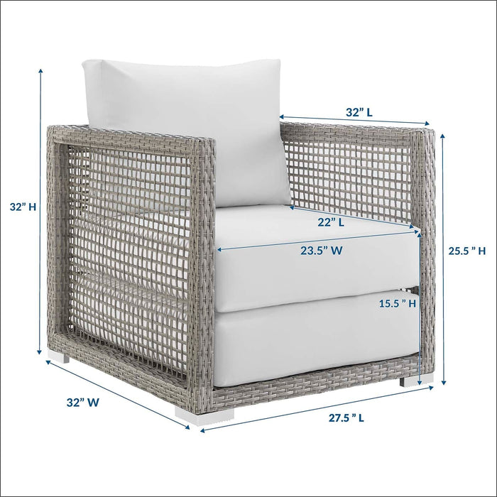 Aura Rattan Outdoor Patio Armchair | Bohemian Home Decor