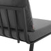 Riverside Outdoor Patio Aluminum Armless Chair | Bohemian Home Decor