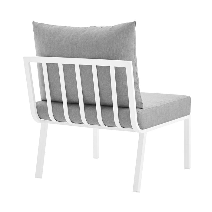 Riverside Outdoor Patio Aluminum Armless Chair | Bohemian Home Decor